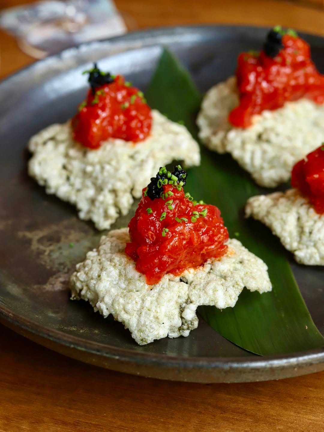 Plato de cocina nikkei en Osaka Buenos Aires