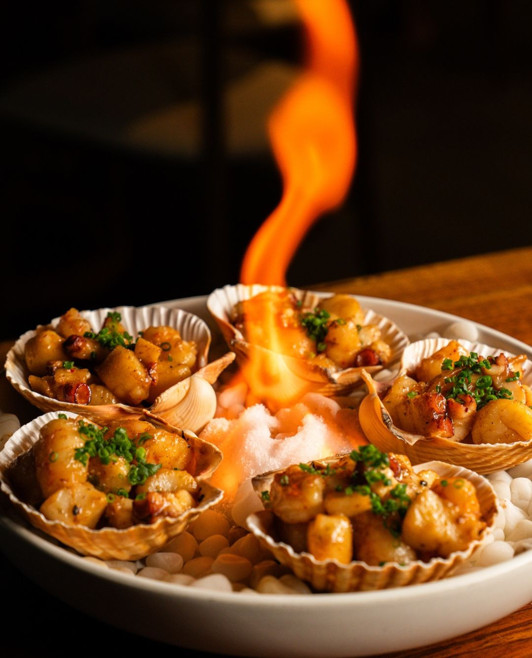 Plato de cocina nikkei en Osaka Miami