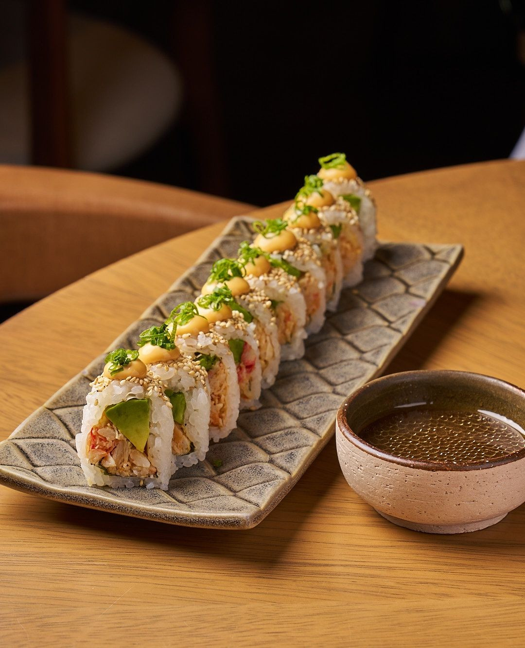 Plato de cocina nikkei en Osaka Miami