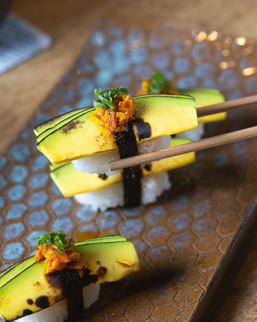 Plato de cocina nikkei en Osaka Sao Paulo